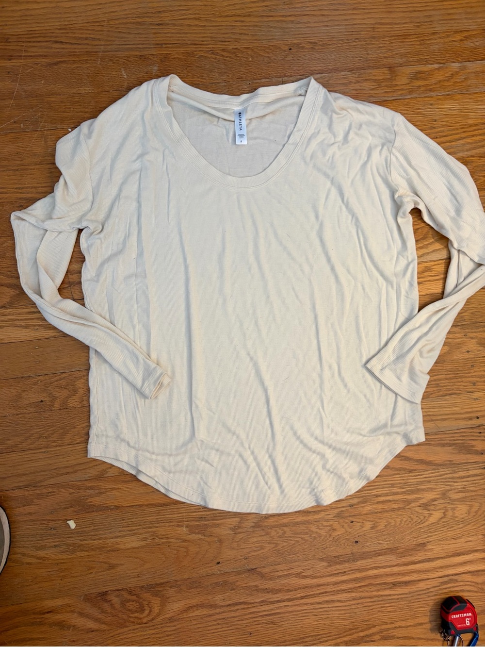 Athleta Ribbed Tee -s